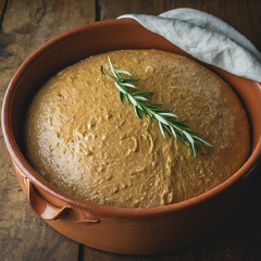 Garlic Rosemary risen and ready