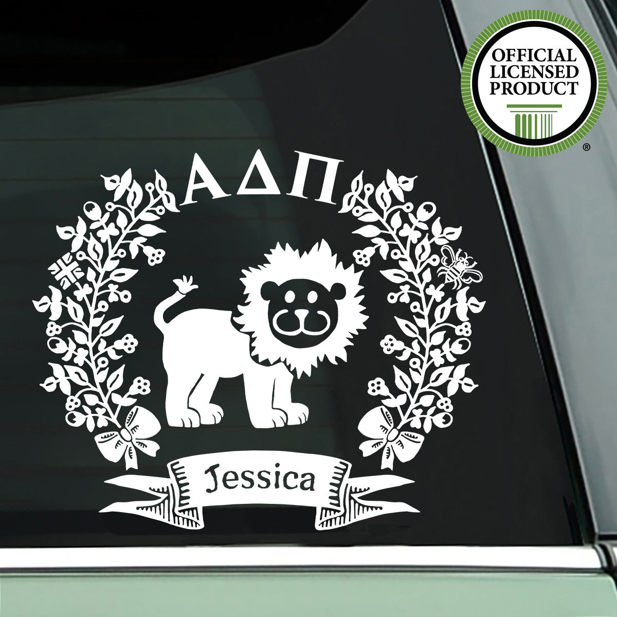 Alpha Xi Delta Bexti Bear Sticker - Alpha Xi Stickers - Sorority