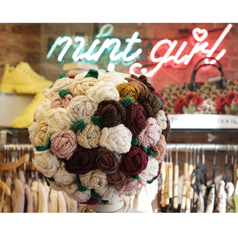 Jill Scipione Crochet Heads Mint Market