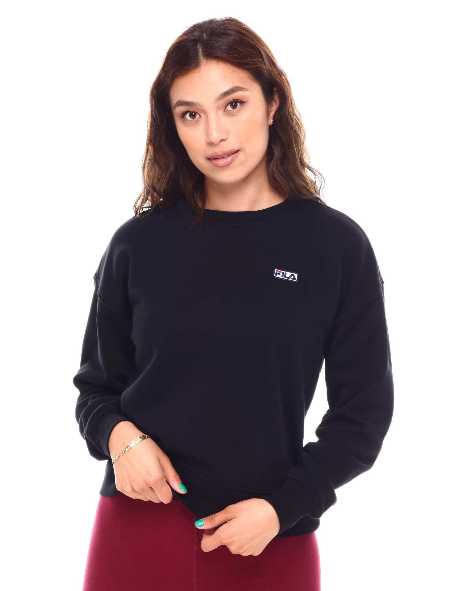 Fila Stina Crewneck Sweatshirt - Black