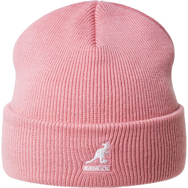 Kangol Acrylic Cuff Pull On Beanie Hat - Rose