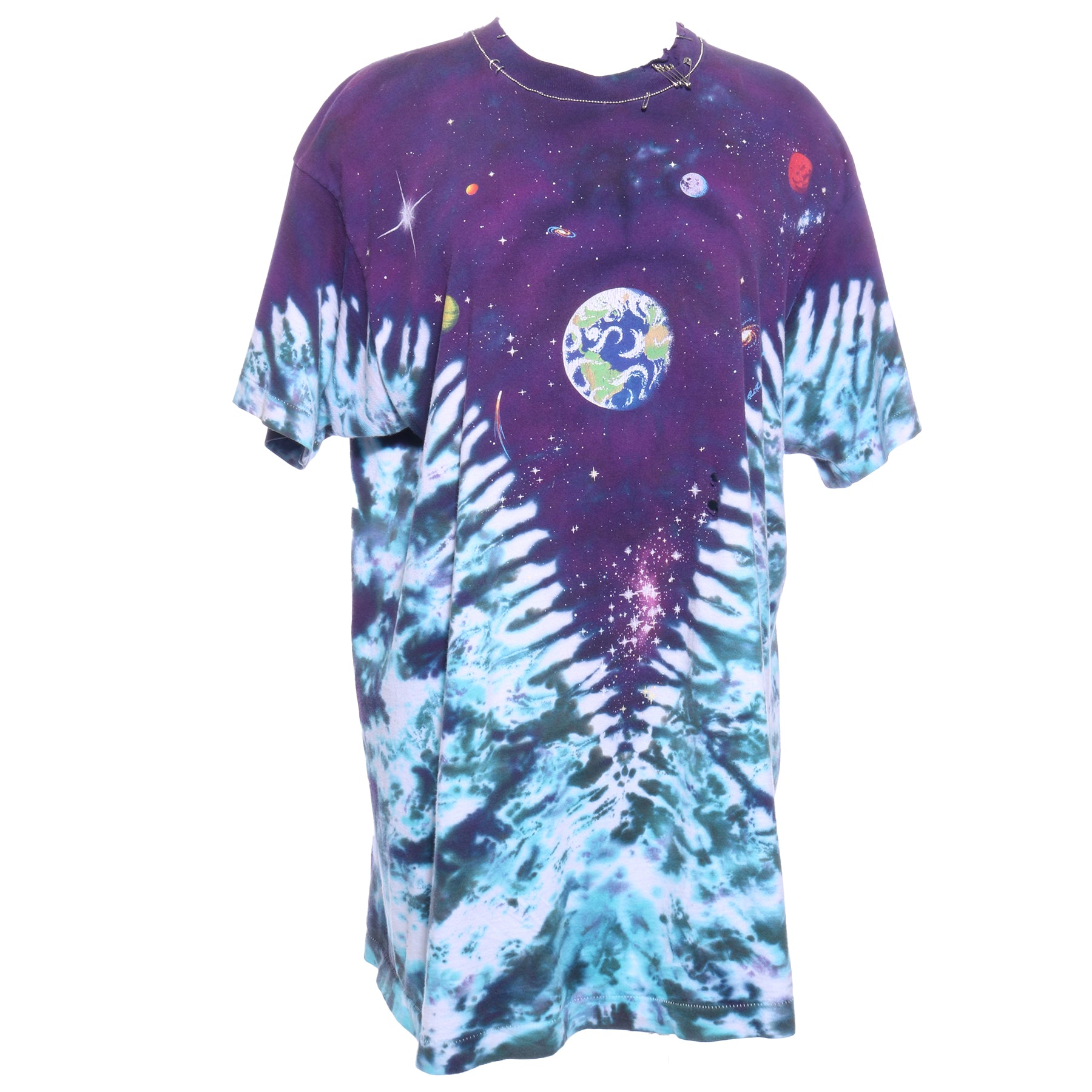 VTG PLANETS TIE-DYE BOYFRIEND T-SHIRT