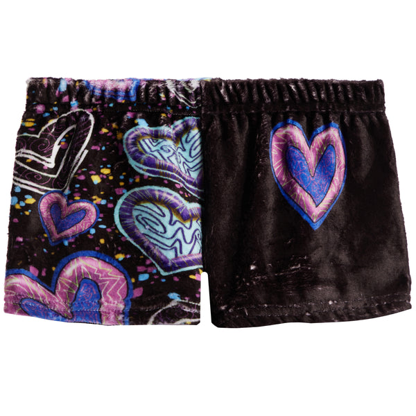 DRIPPY HEART RED LOUNGE SHORT - Penelope Wildberry