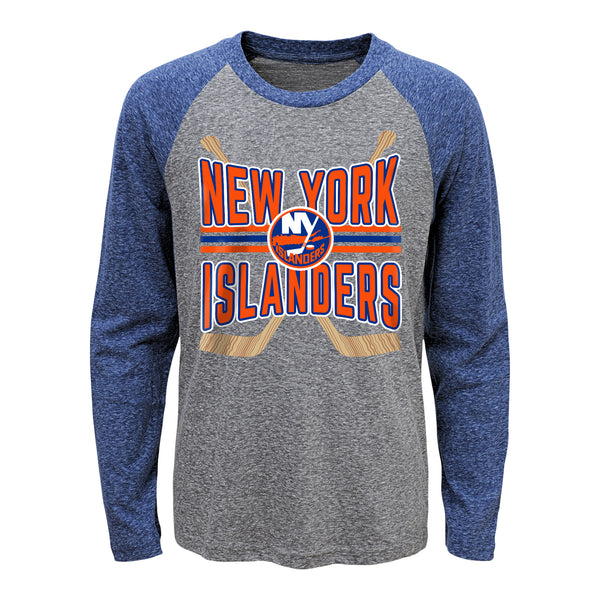Outerstuff Rink Reimagined Long Sleeve Tee Shirt - NY Islanders - Youth