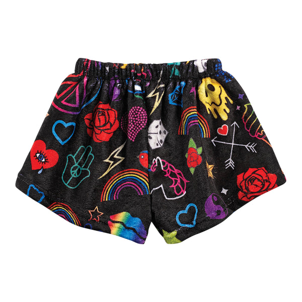 DRIPPY HEART RED LOUNGE SHORT - Penelope Wildberry