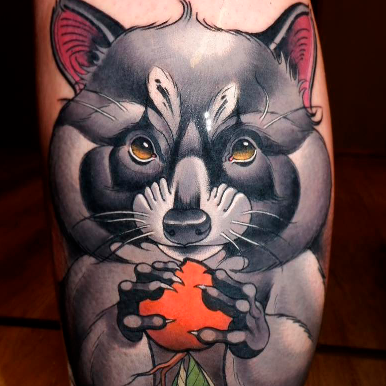 Raccoon Tattoo  The Order Custom Tattoos  The Order Custom Tattoos