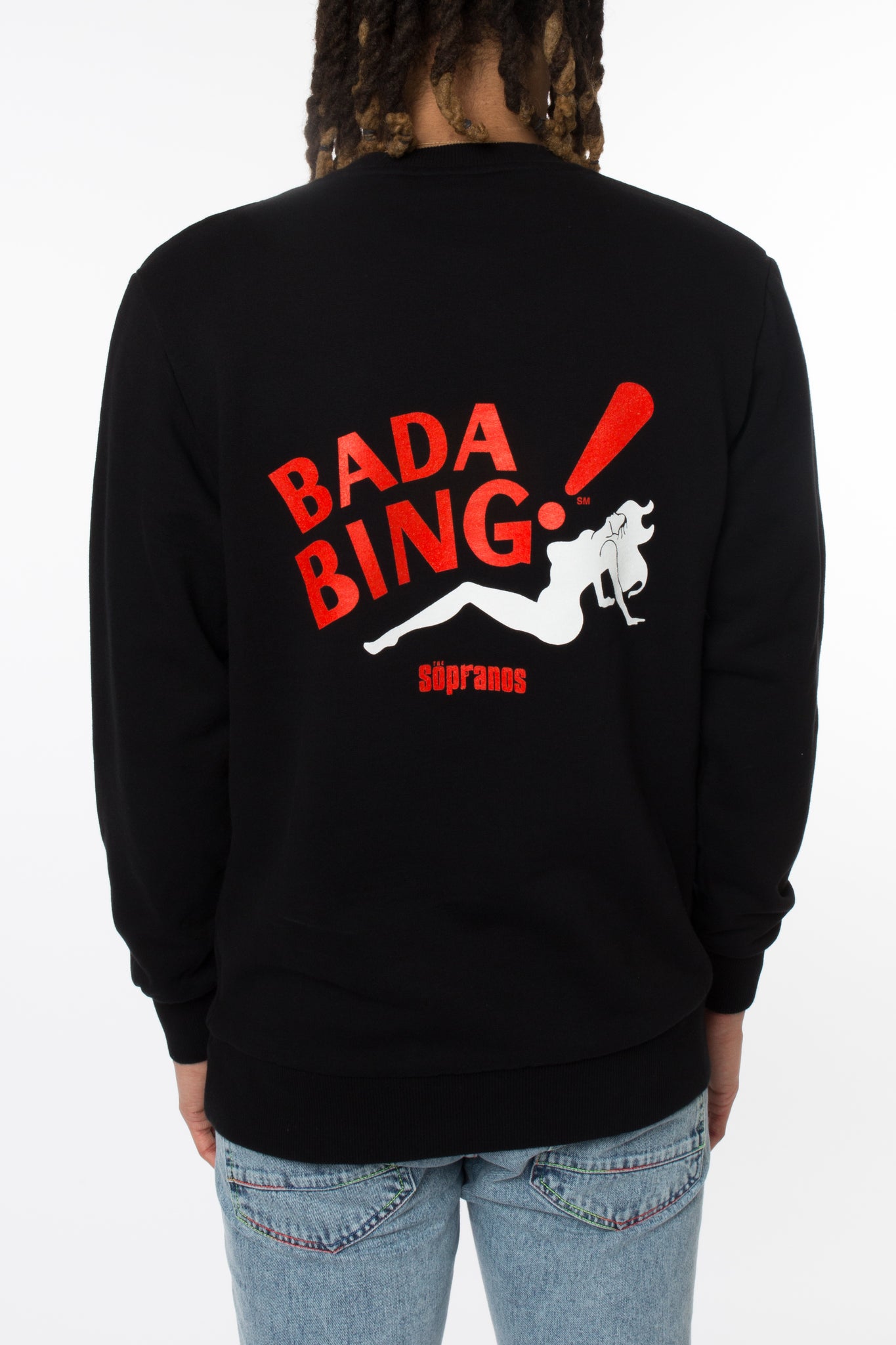 Trapstar Decoded x Sopranos Bada Bing Crewneck - Black – Trapstar London