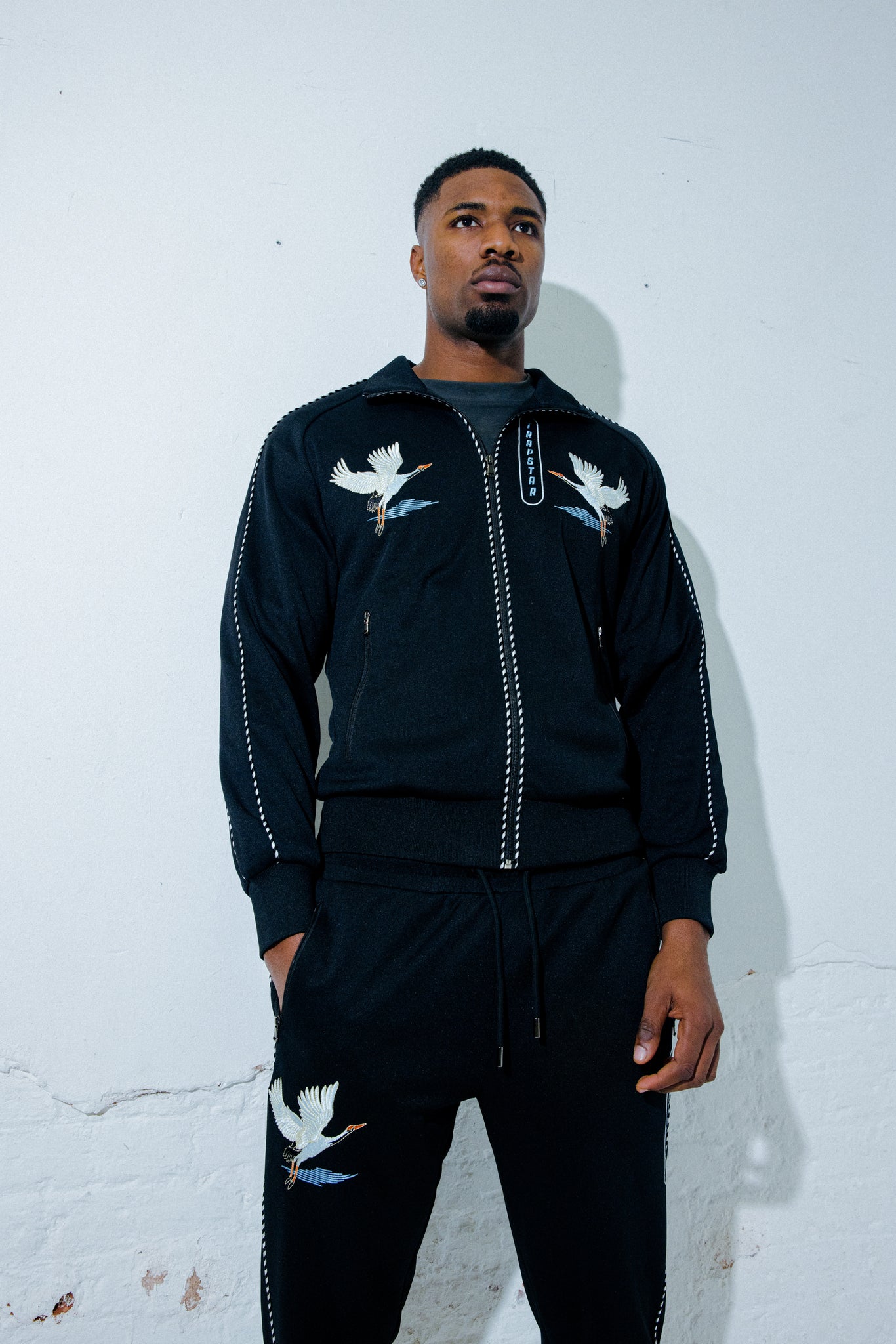 Trapstar Crane Tracksuit - Black セットアップ とっておきし福袋