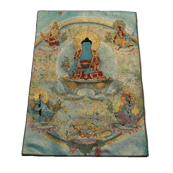 Tibetan Tang Sakyamuni Silk Embroidery-ToShay.org