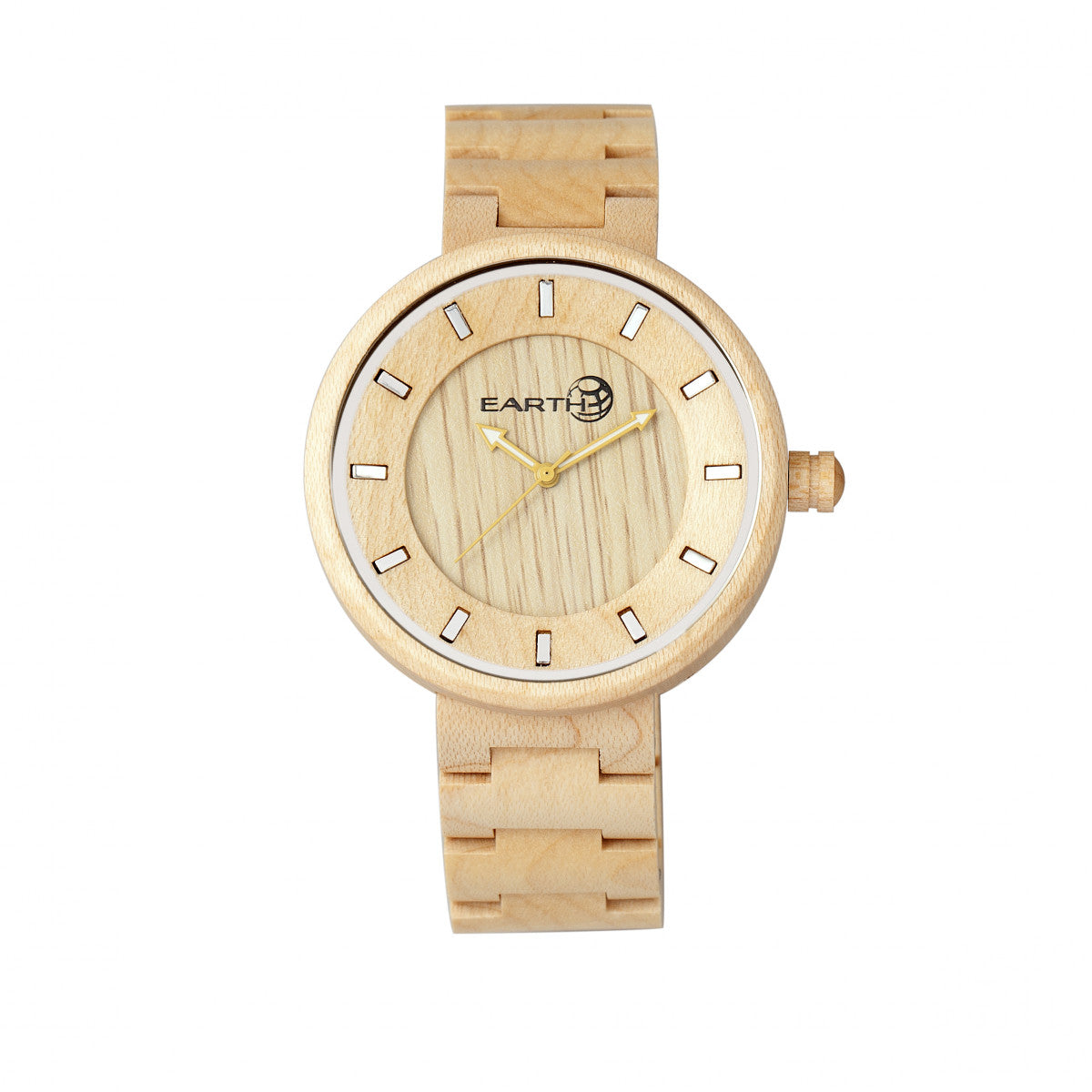 Earth Wood Acadia Unisex Watch Khaki/Tan Band Khaki/Tan Case