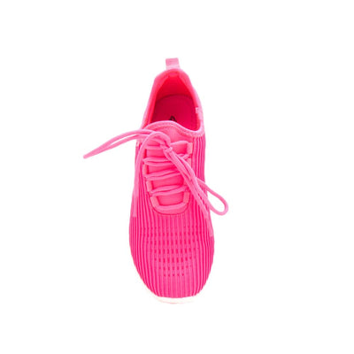 sneakers neon pink