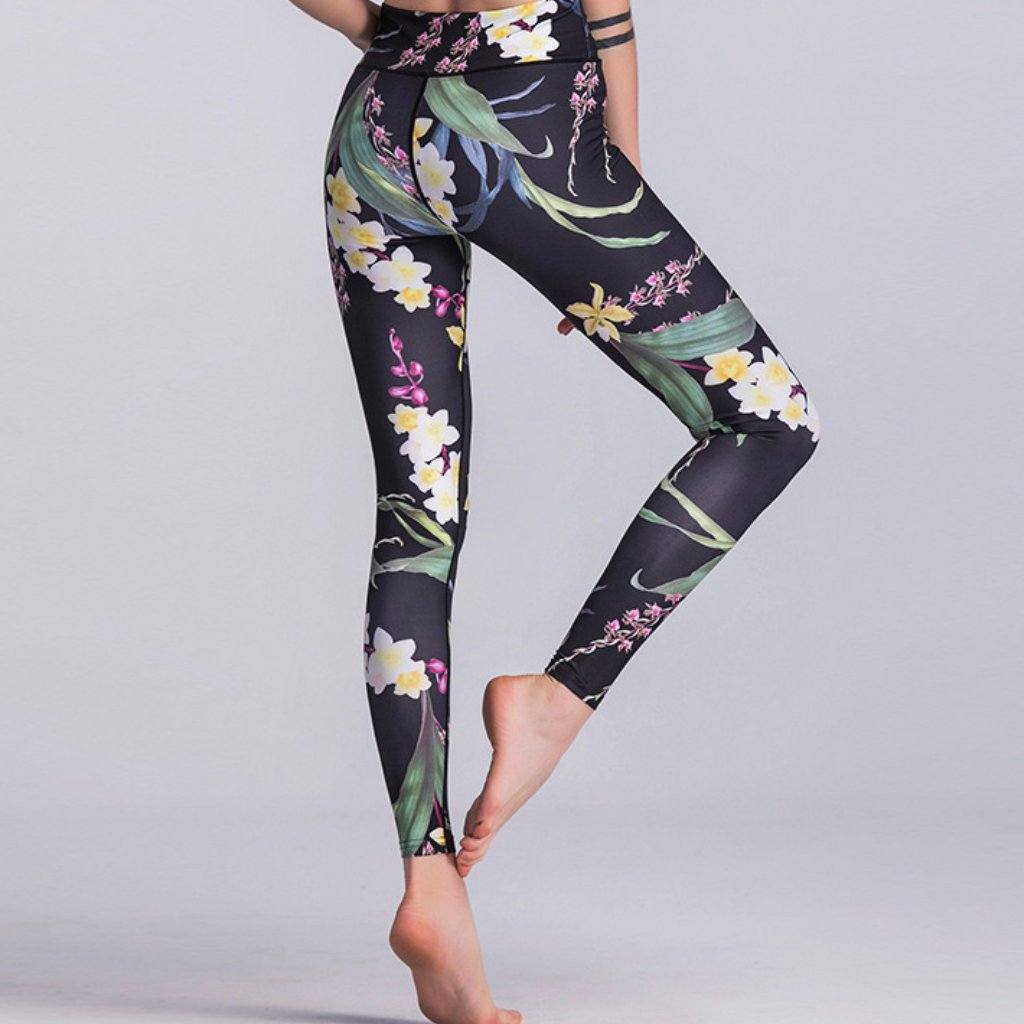 printed gym tights