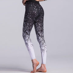 black and white gym leggings