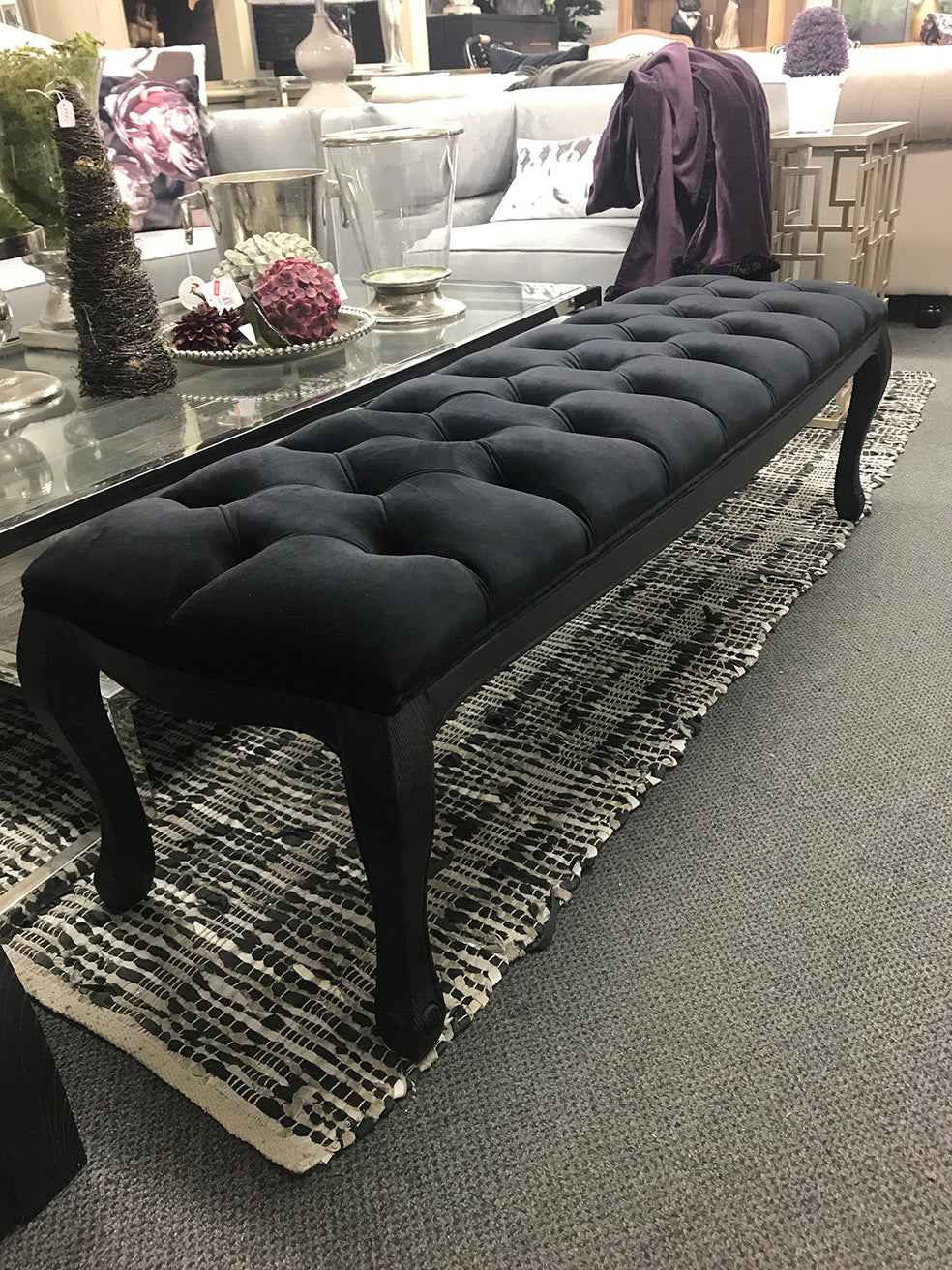 End bed Button Tufted Bench – Homeabout