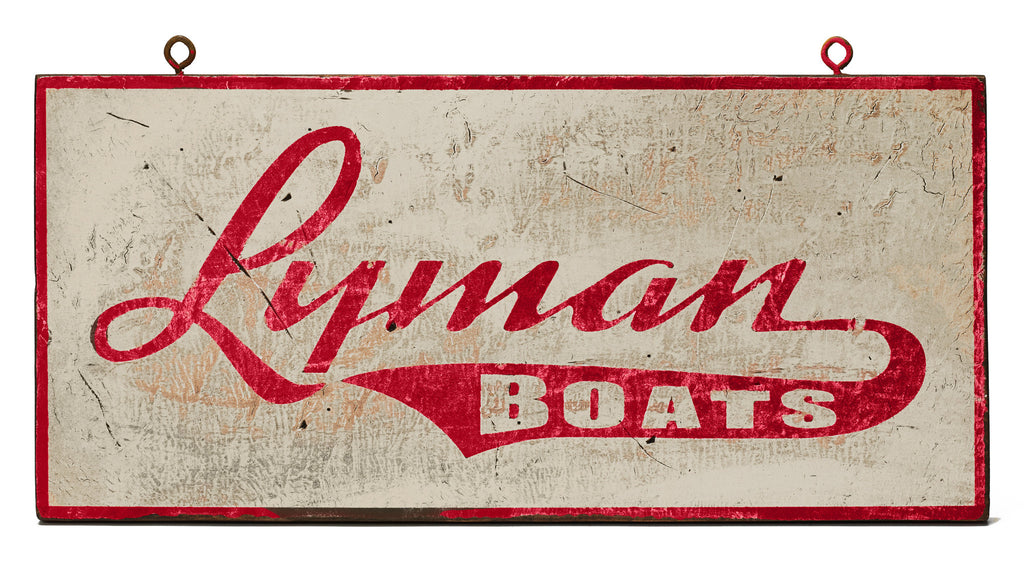 1950s-Style Lyman Boats Vintage Sign