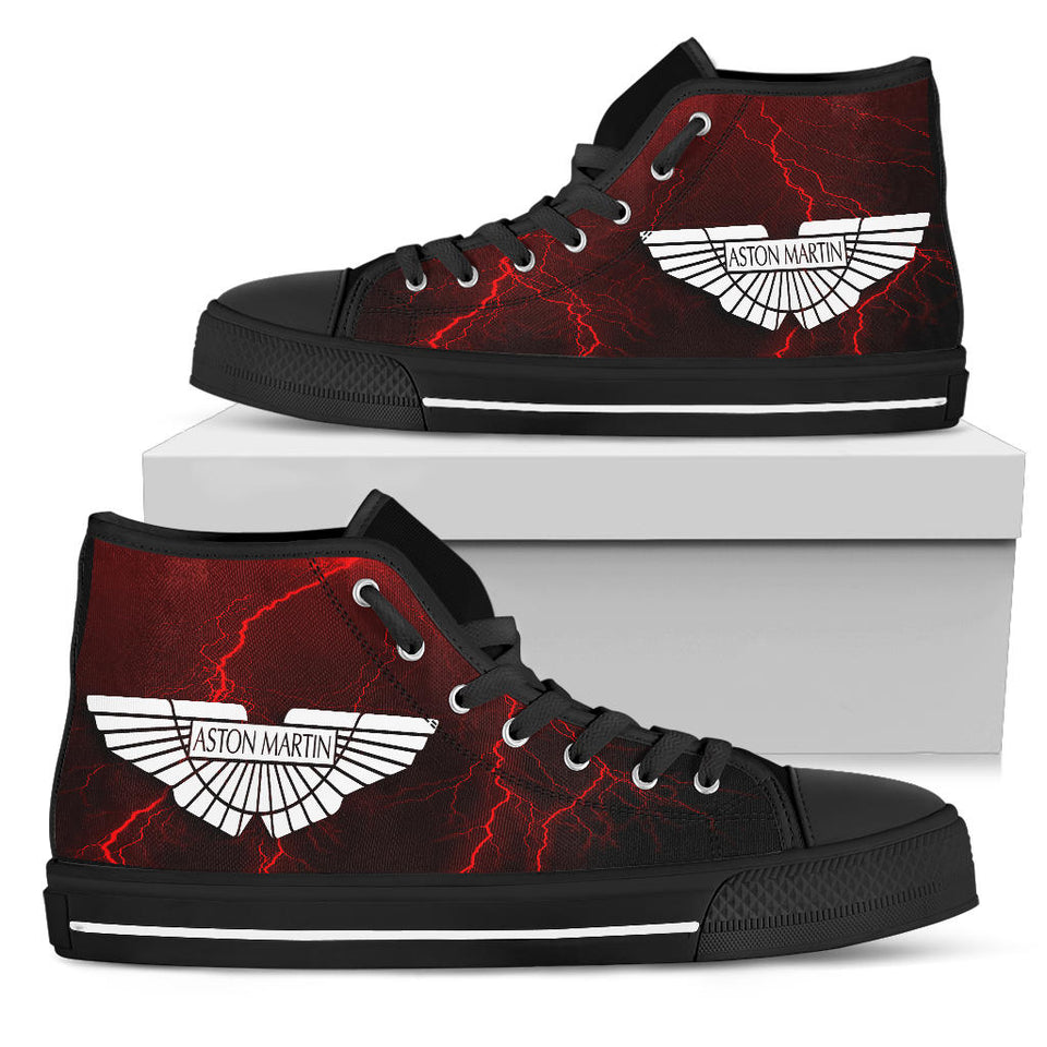 Aston Martin Thunder High Top Shoes Red – My Car My Rules