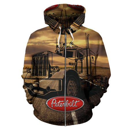 peterbilt fleece hoodie