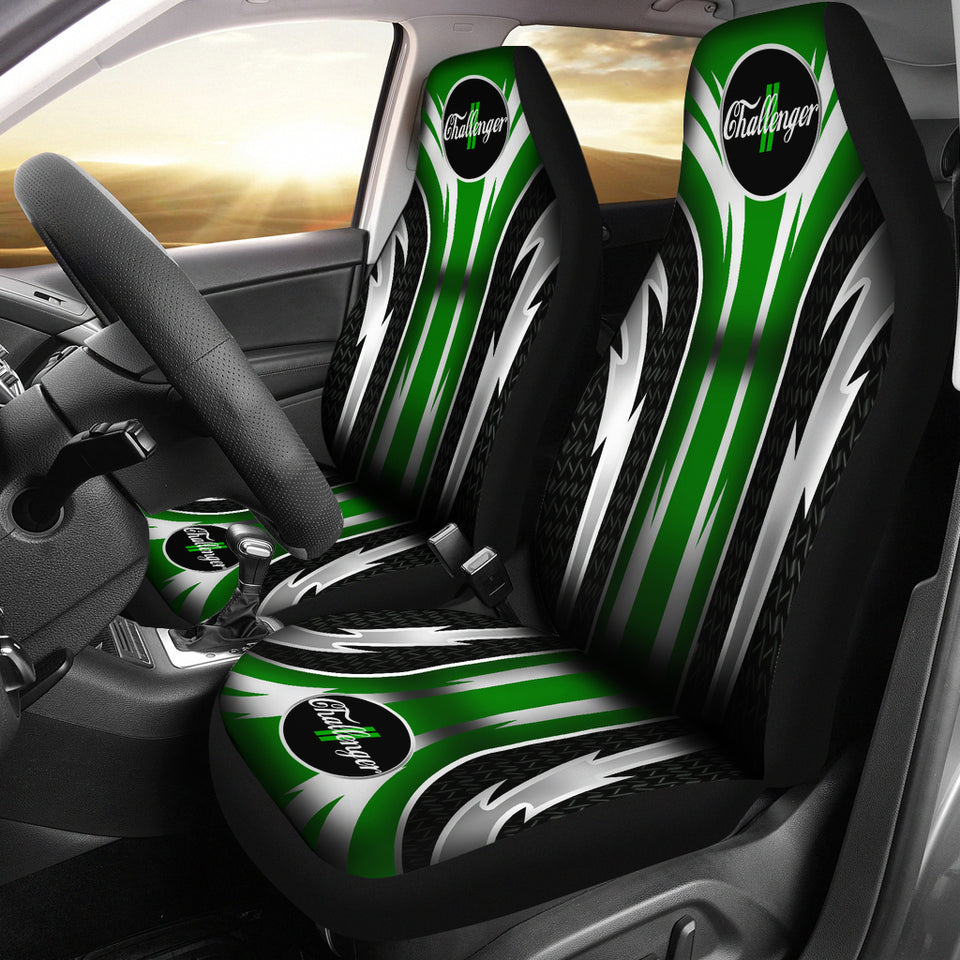 2 Front Dodge Challenger Seat Covers Green With FREE SHIPPING My Car