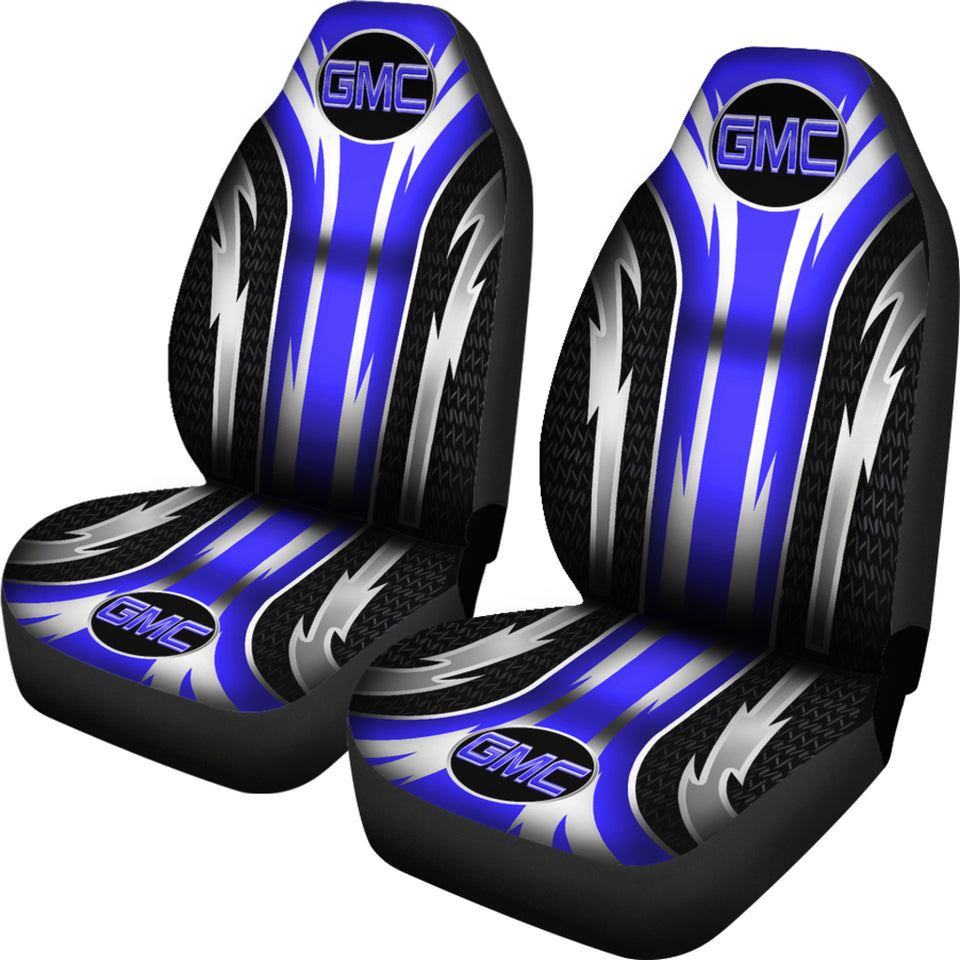 2 Front GMC Seat Covers Blue With FREE SHIPPING My Car My Rules