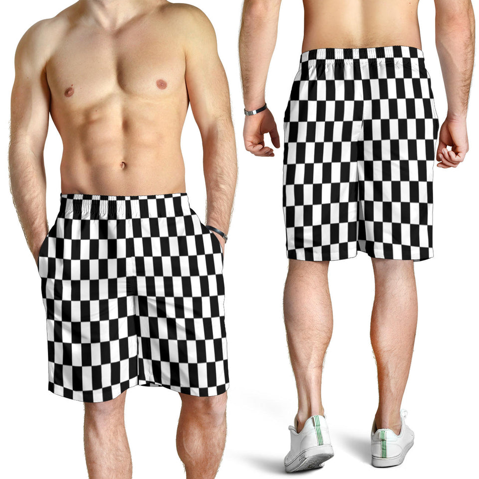Racing Checkered Men's Shorts With FREE SHIPPING! – My Car My Rules