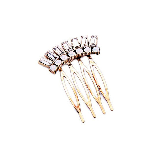 Bronze Crystal Hair Comb