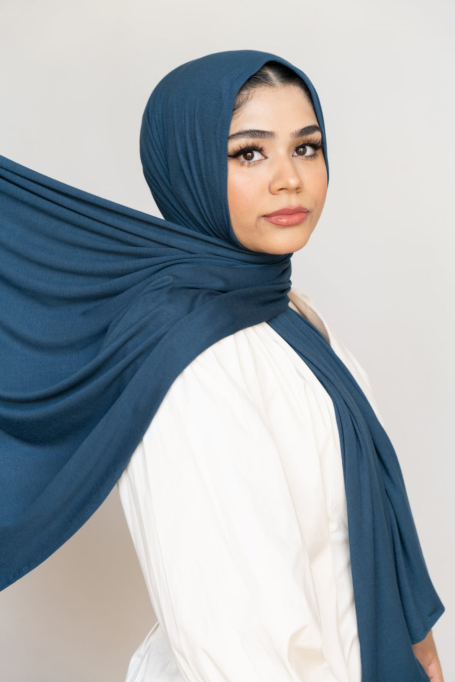 Premium Jersey Hijab - Pewter - ShopperBoard