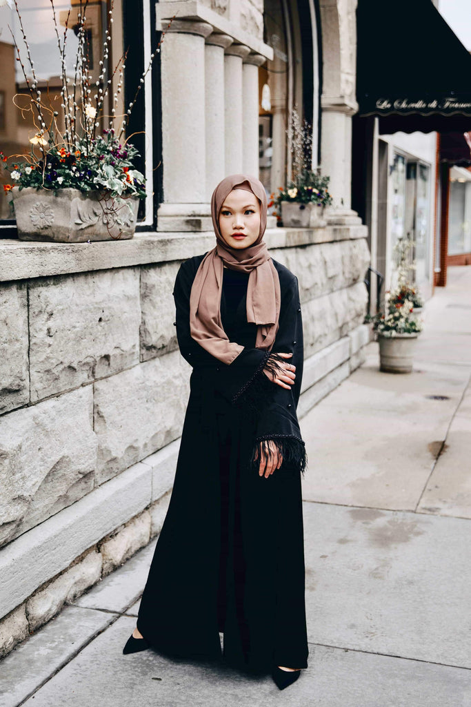 black fashion abaya