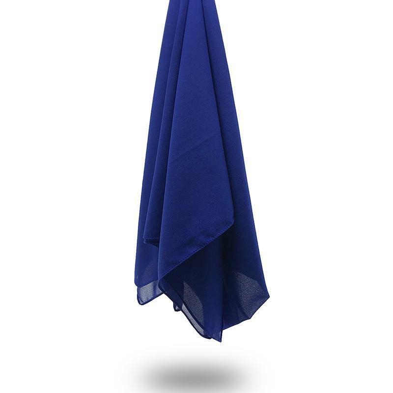 royal blue chiffon scarves