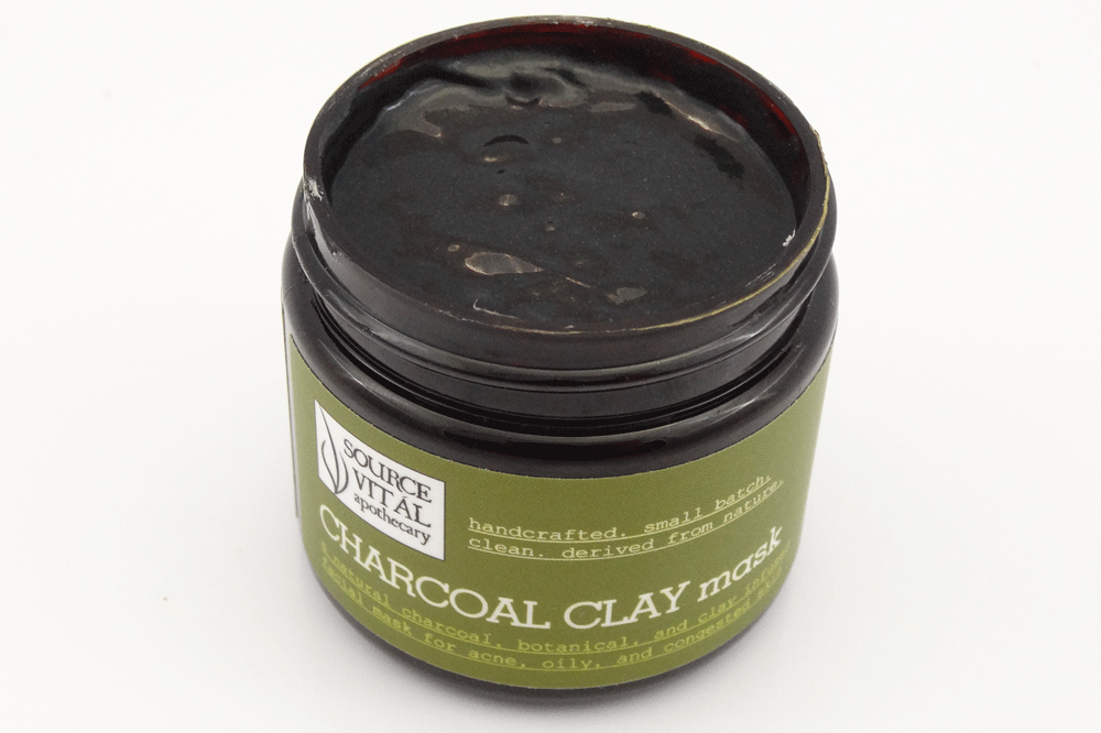 Charcoal Clay Facial Mask by Source Vitál Apothecary