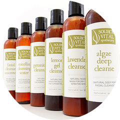 Source Vital natural product line for spas, estheticians, and massage therapists