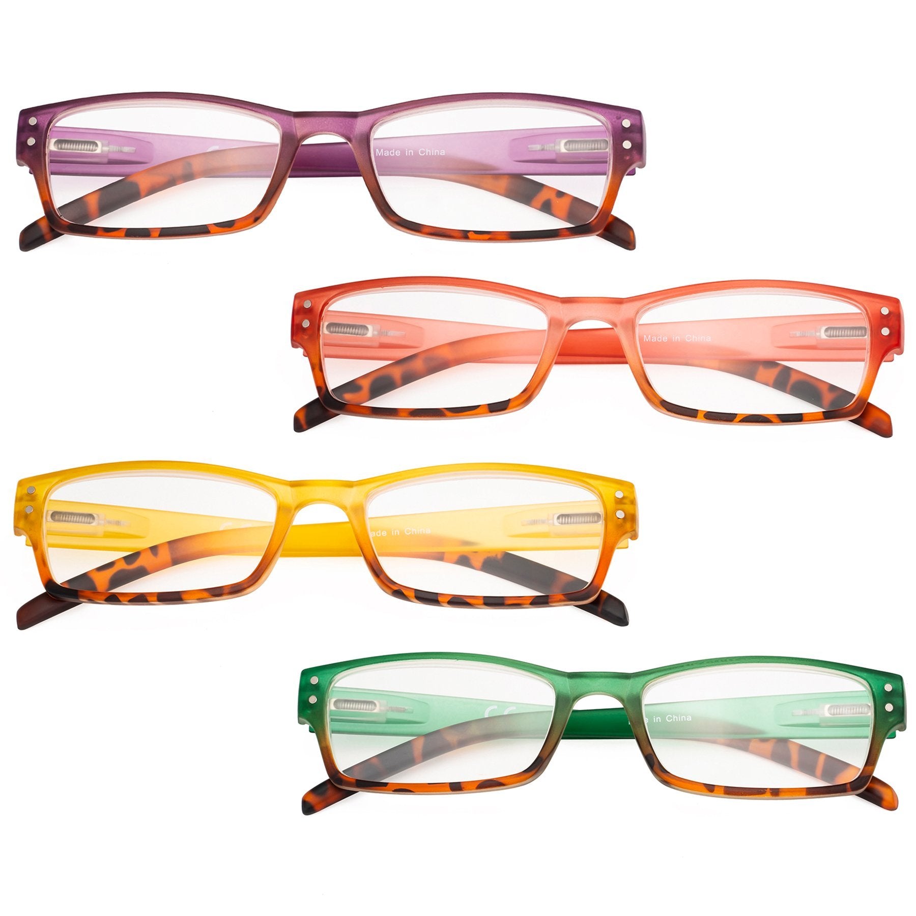 4 Pack Reading Glasses Women Mix Color