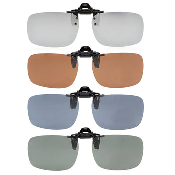 3 Pack Clip on Polarized Night Driving Glasses Women Men (52MMx33MM) –  eyekeeper.com