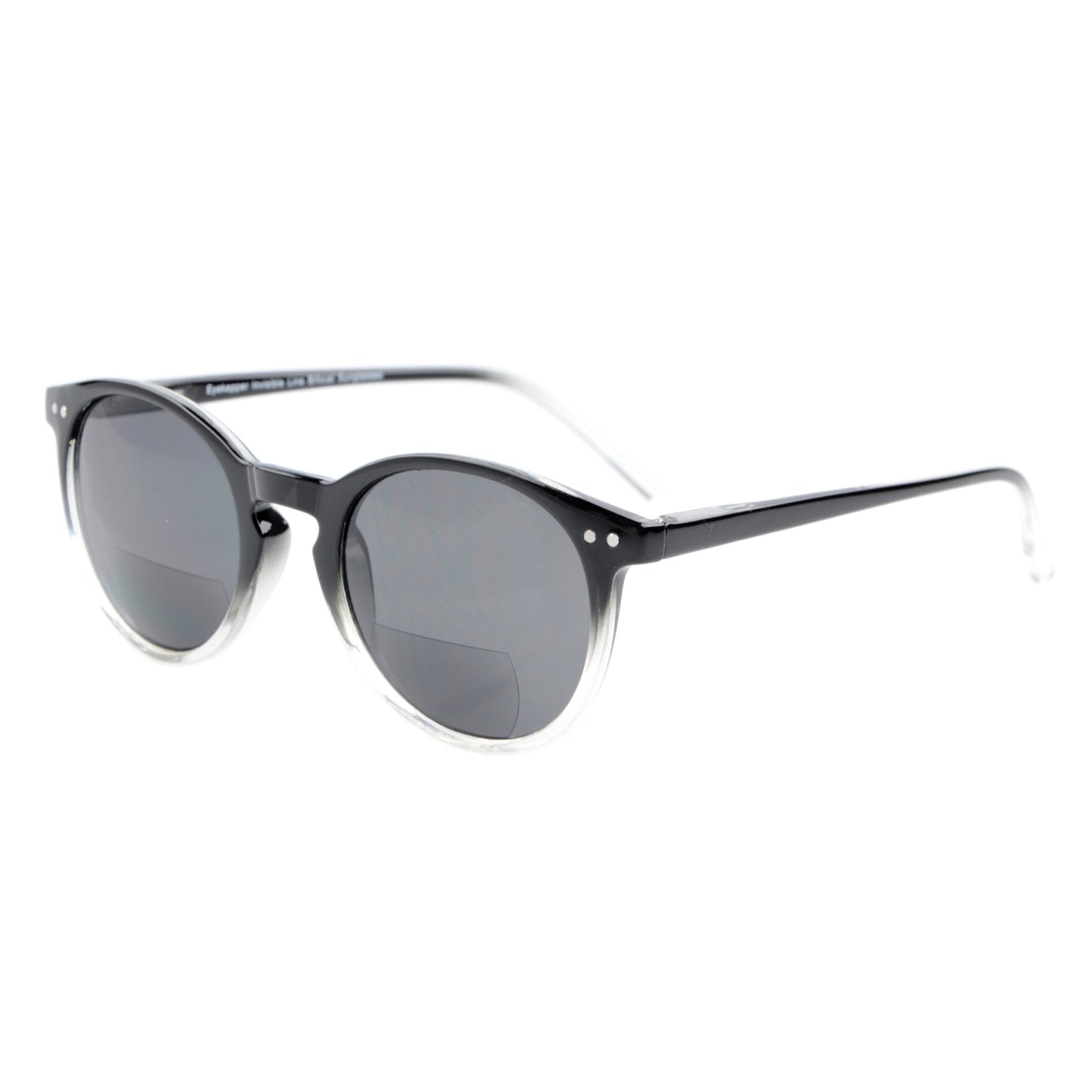 Bifocal Sunglasses Fashionable Design Round for Women S005