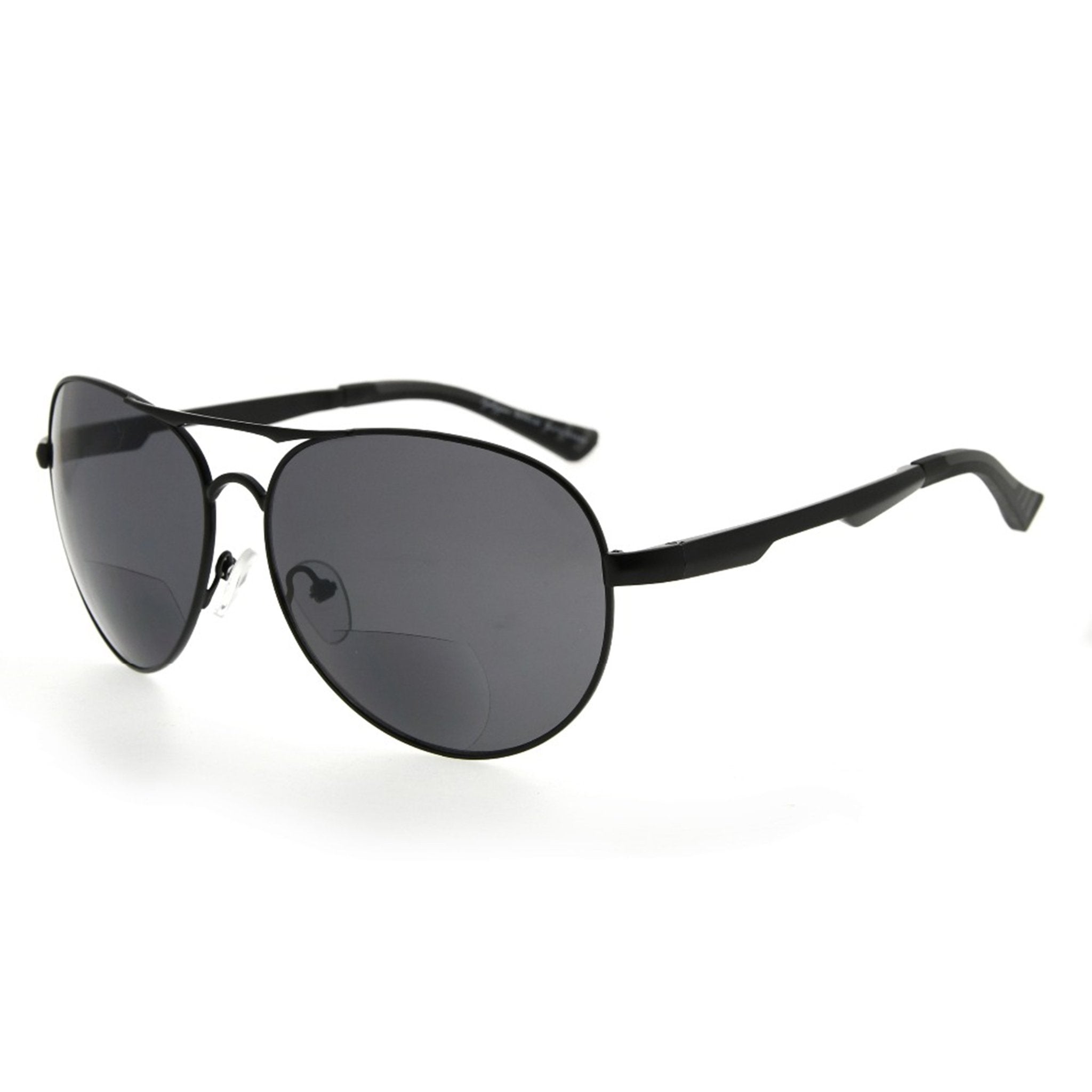 Polarized Bifocal Sunglasses Pilot Style Metal Frame PGSG803