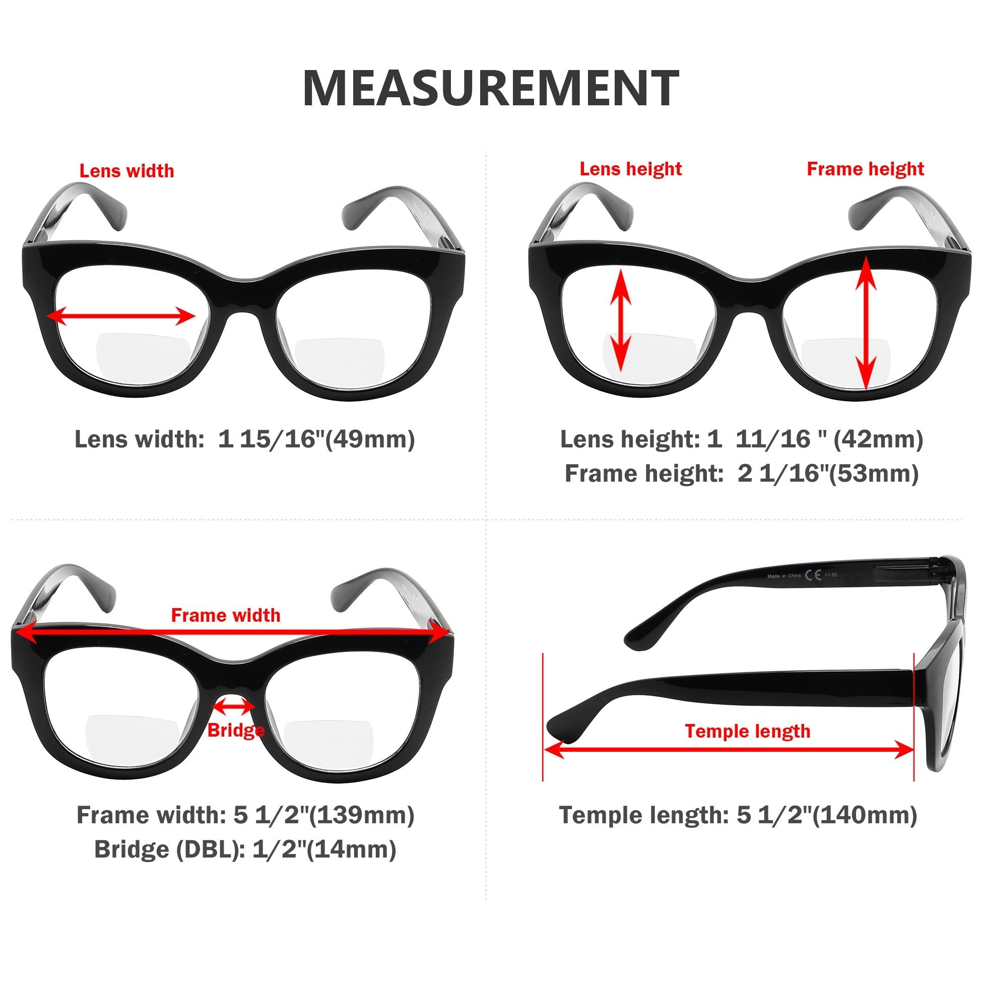 how do bifocal reading glasses work