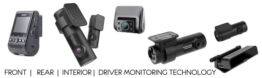 Front + Rear + Interior + Driver Monitoring cameras available