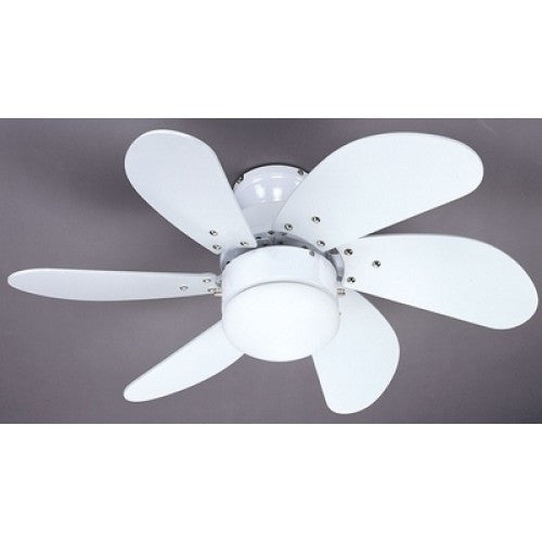 Global Atl30 Atlanta White 30 Globe Light Dual Mount Ceiling Fan 4 Drop Rod