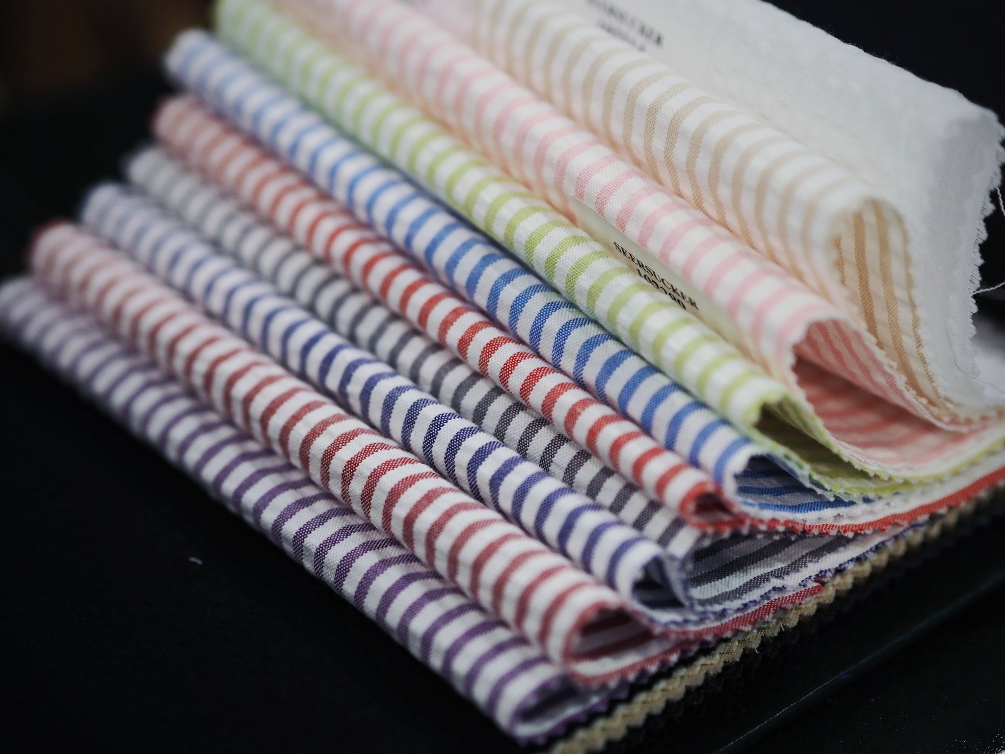 seersucker stripe fabrics