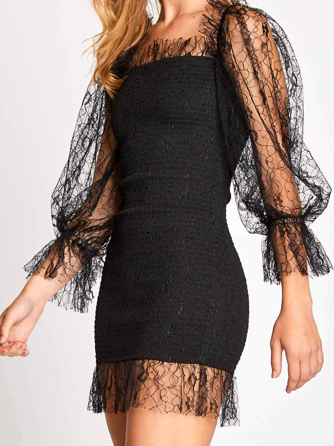 for love and lemons after dark mini dress