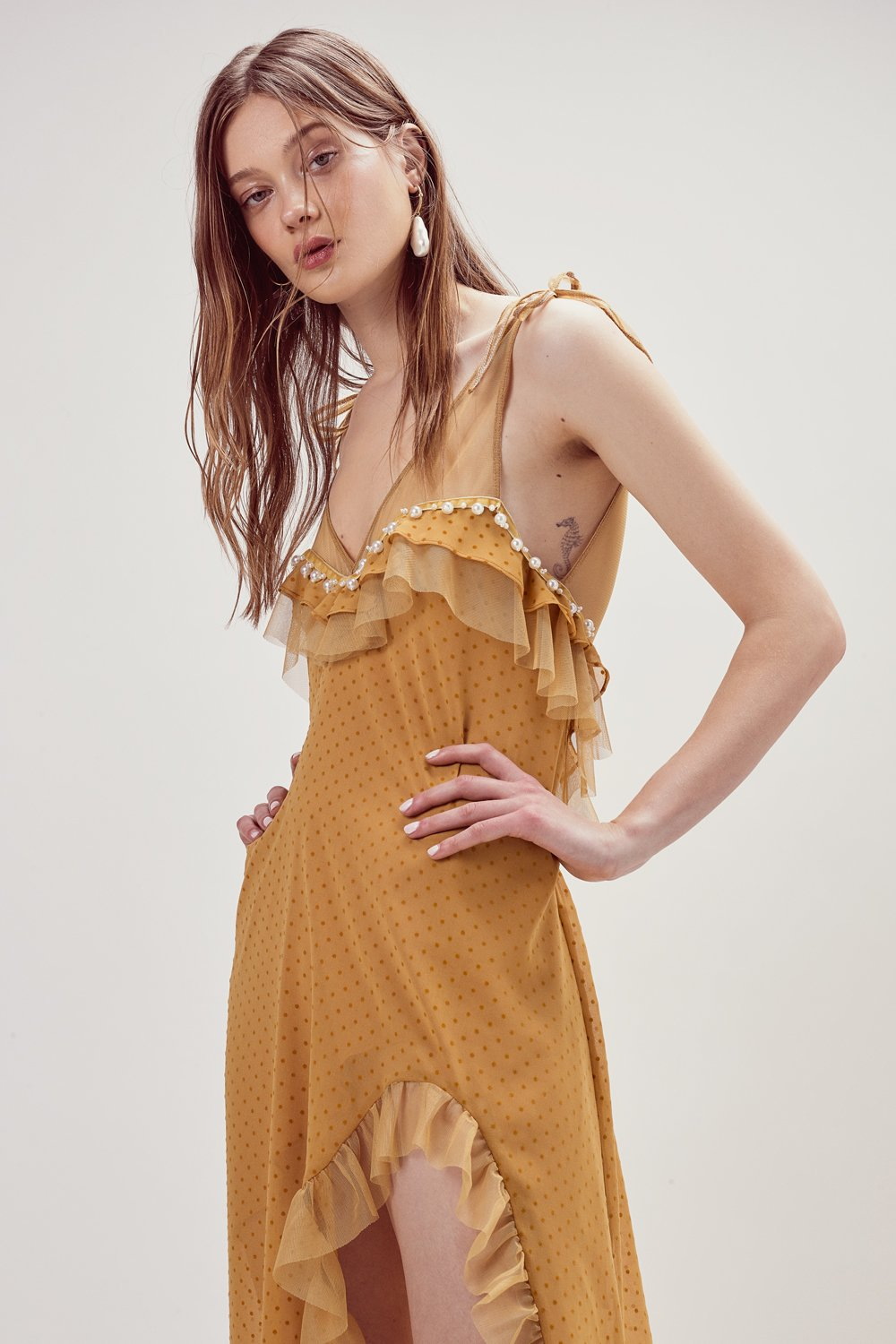 pearl maxi dress for love and lemons