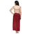 Melisa Poly Satin Fabric Maroon 6 Pcs. Nighty Set Long Robe/Nighty/Top/Capri/Bra/Panty Lingerie-View-N-Shop