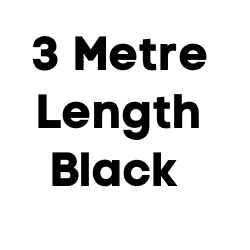 3 metre black