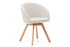 beige seat/natural leg