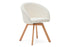 white seat/natural leg