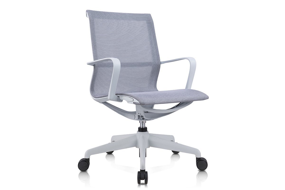 grey mesh desk chair