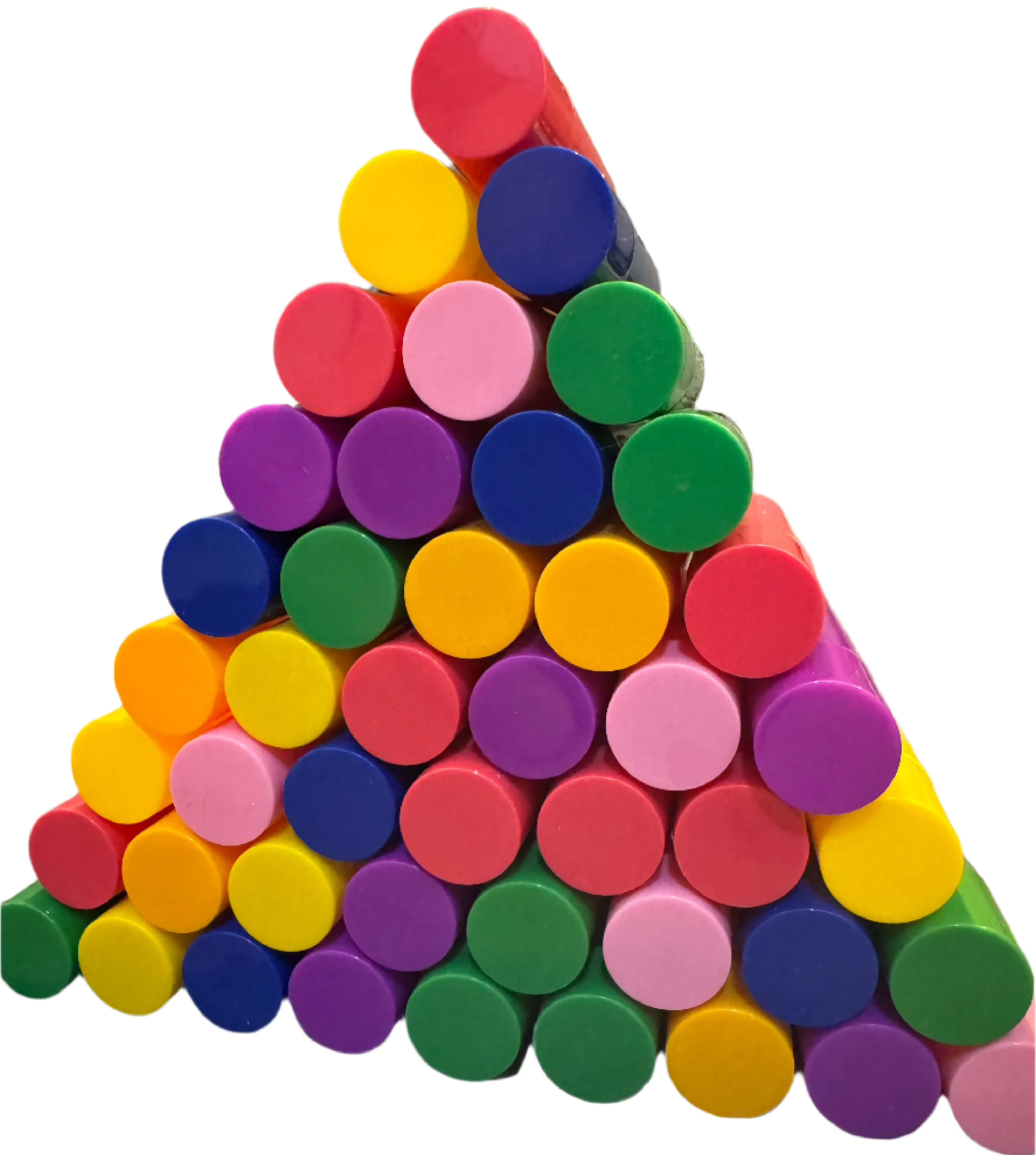  Colorful Lip Balm Tubes w/ Cap - Standard Size .15oz