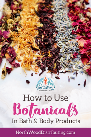 how to use botanical ingredients in bath products