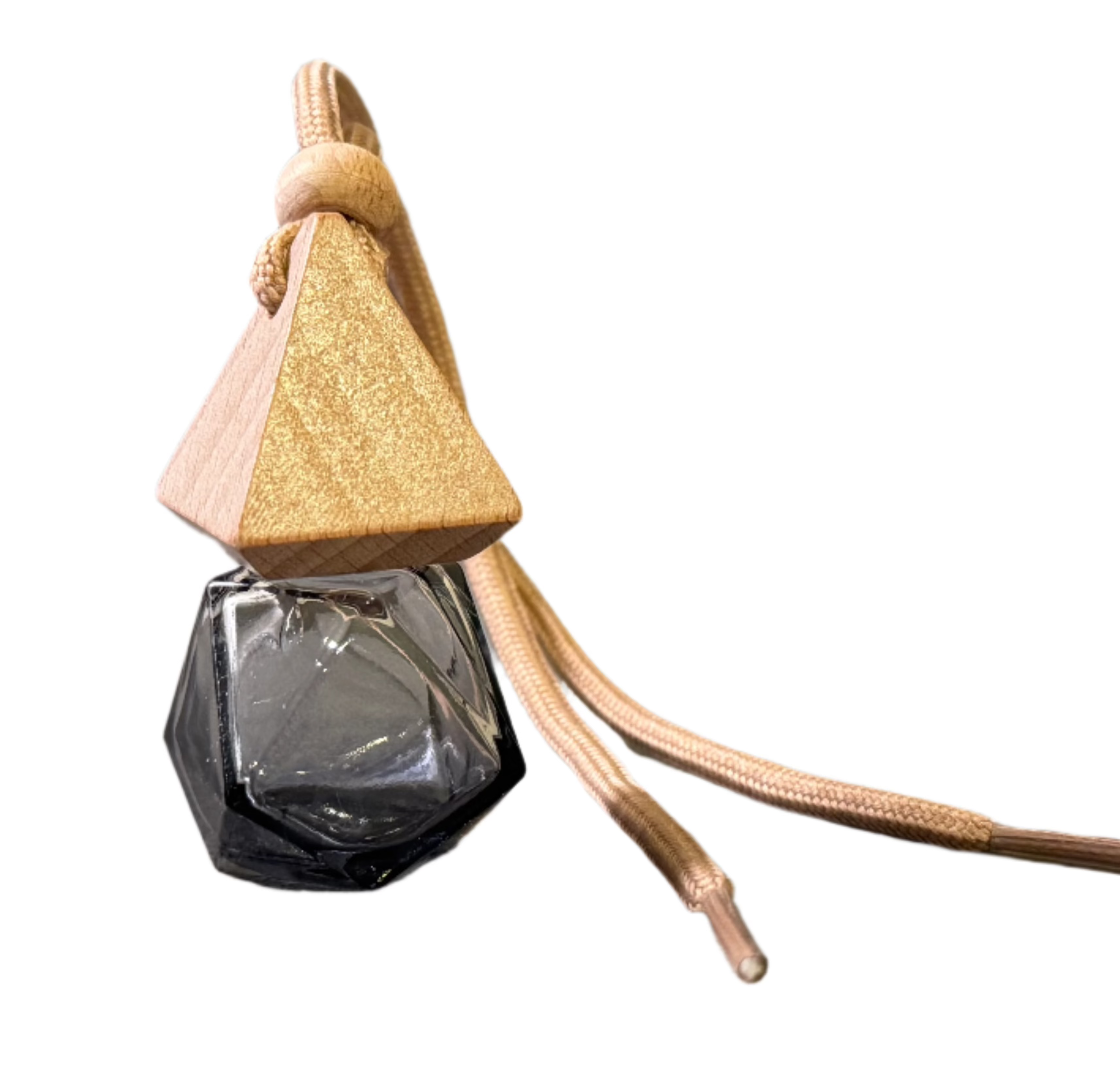 Lucidia- 8ml Colorful Geometric Car Diffuser Bottles w/ Wood Lid