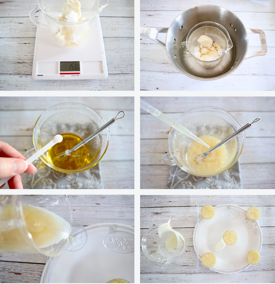 Steps for Making Lotion Bars