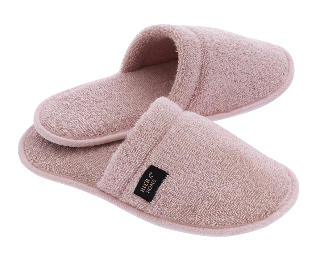 Terry Soft Slippers, Pink 